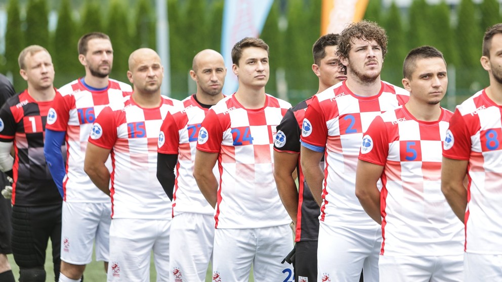 Chorvátski reprezentanti v malom futbale.