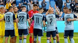 Futbalisti ŠK Slovan Bratislava.