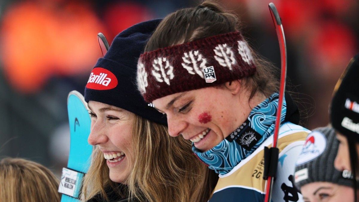 Shiffrinová sa teší s kamarátkou, ktorá si odpykala trest. Vonnová išla ako korytnačka