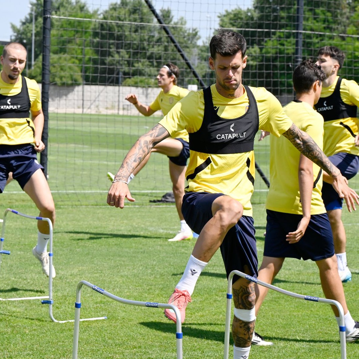 Futbalisti DAC na tréningu v rámci letnej prípravy.