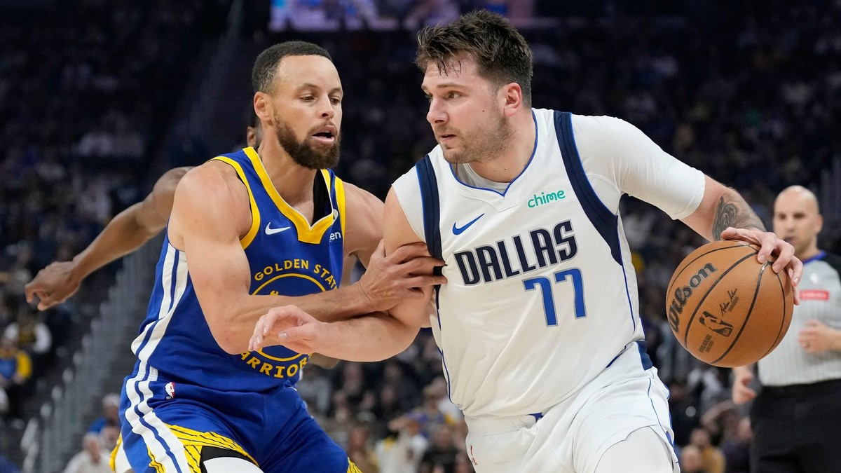 Stephen Curry a Luka Dončič.