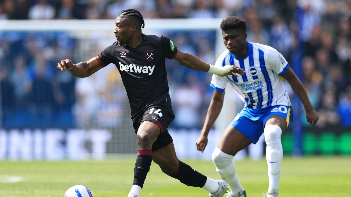 Ghanský futbalista Mohammed Kudus v drese West Hamu.