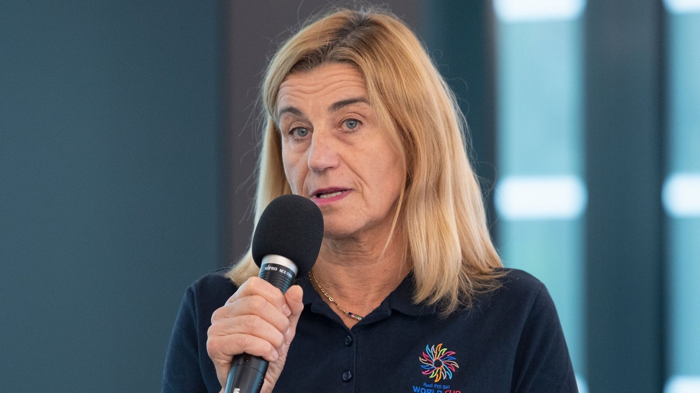 Viceprezidentka Zväzu slovenského lyžovania a športová riaditeľka Svetového pohára v Jasnej Jana Palovičová.