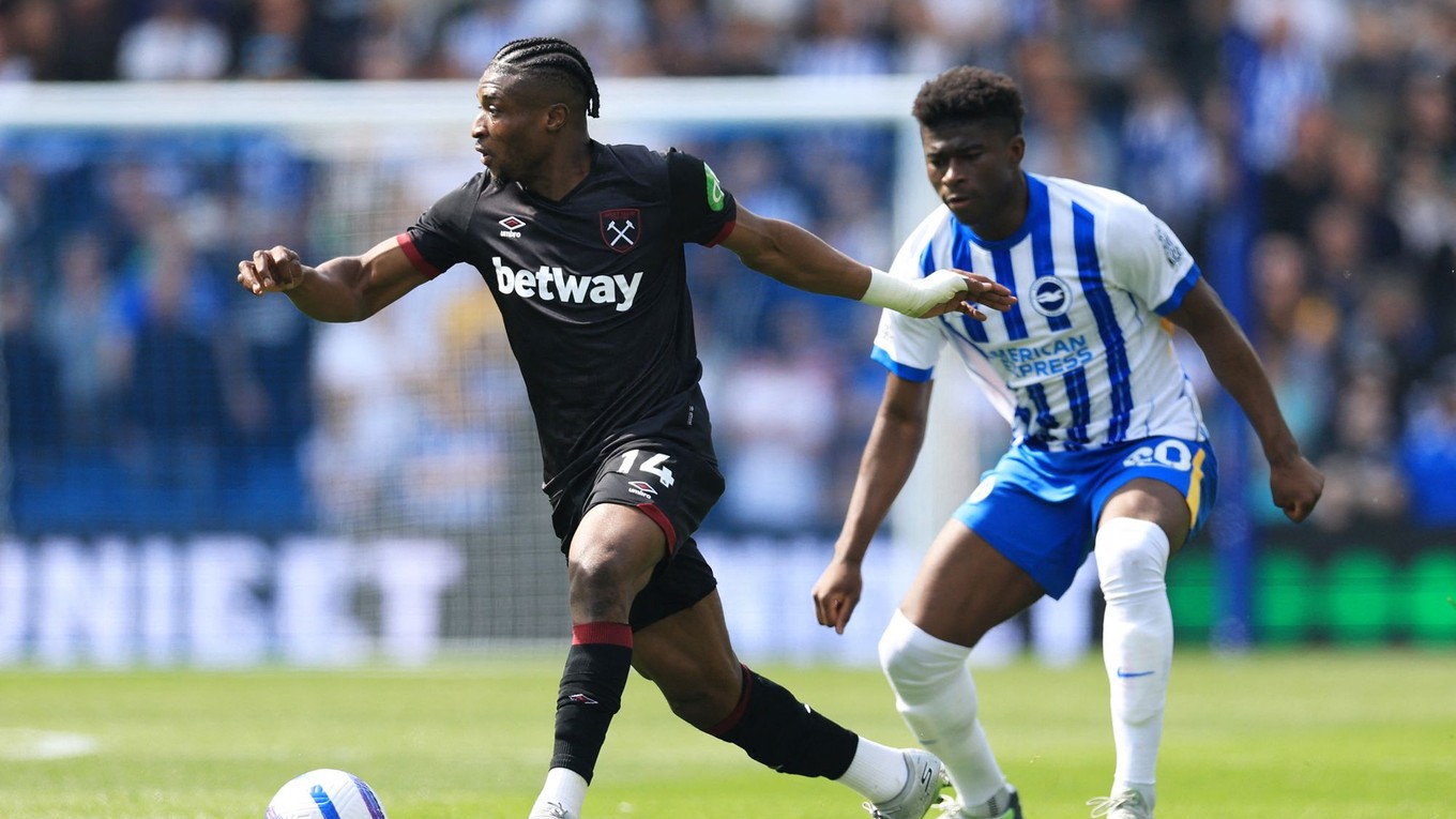 Ghanský futbalista Mohammed Kudus v drese West Hamu.