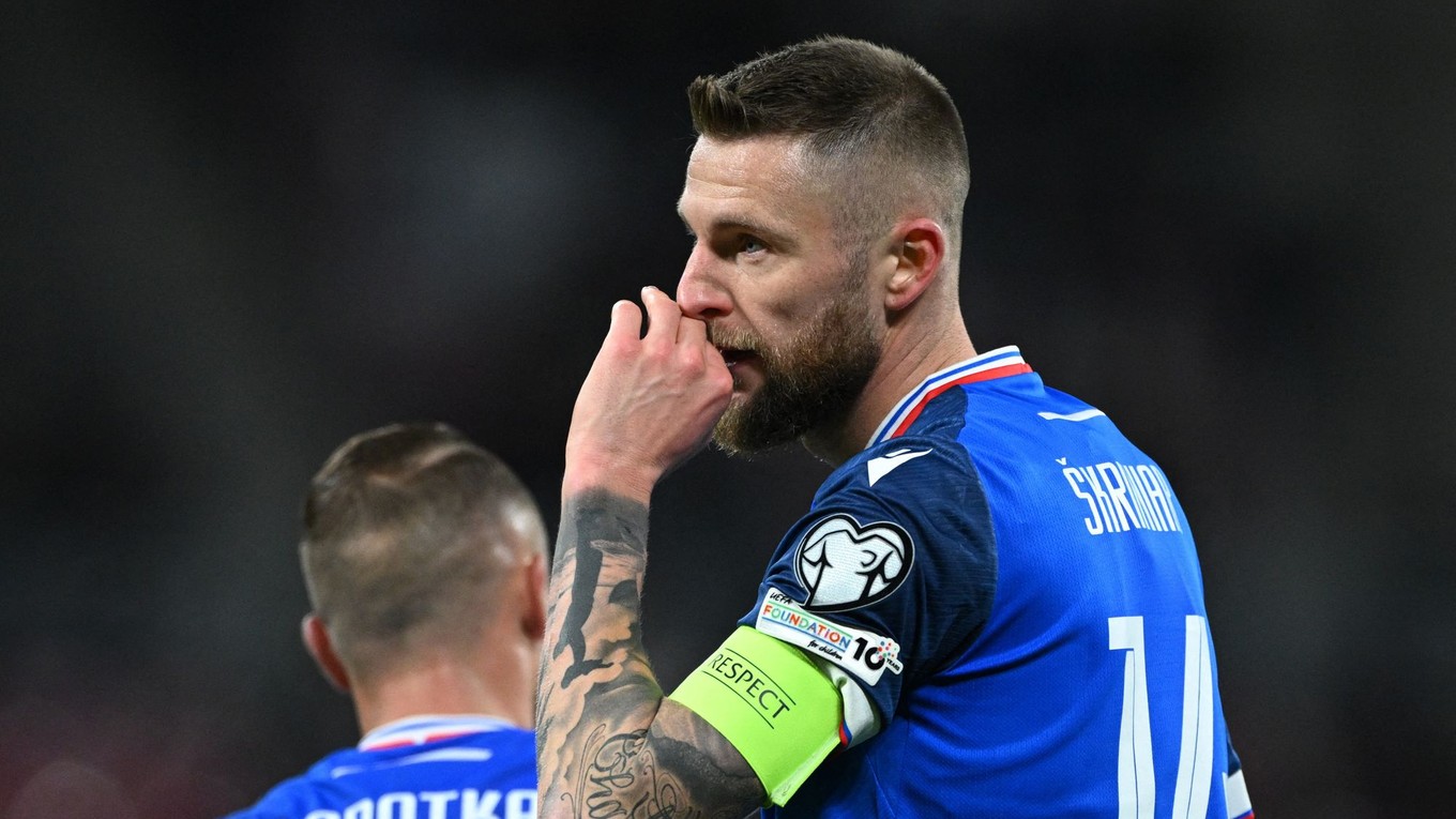 Slovenský futbalista Milan Škriniar.