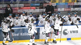 Gólová radosť hráčov Košíc.