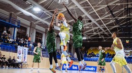 Momentka zo zápasu Košice - Levice.