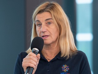 Viceprezidentka Zväzu slovenského lyžovania a športová riaditeľka Svetového pohára v Jasnej Jana Palovičová.