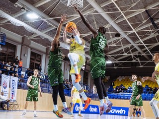 Momentka zo zápasu Košice - Levice.