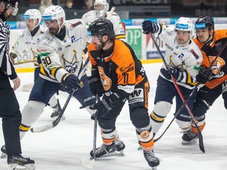 Momentka zo zápasu Michalove - Spišská Nová Ves