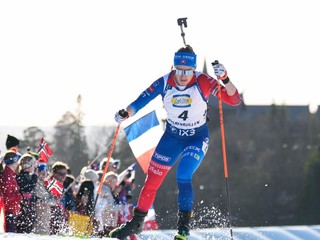 Paulína Bátovská Fialková počas šprintu žien v Holmenkollene. 