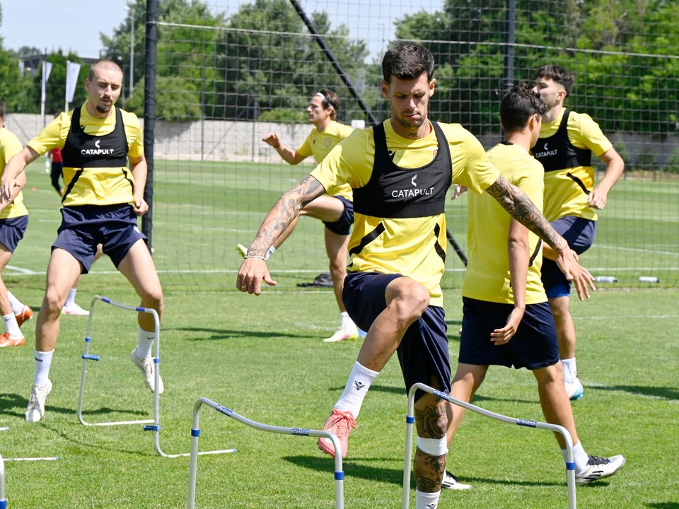Futbalisti DAC na tréningu v rámci letnej prípravy.