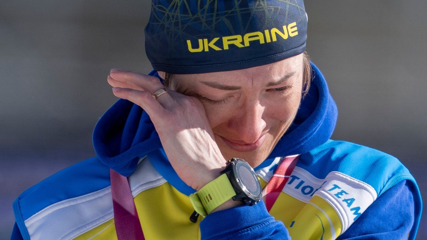 Zlatý medailista Taras Rad z Ukrajiny.