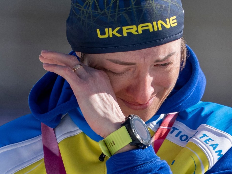 Zlatý medailista Taras Rad z Ukrajiny.