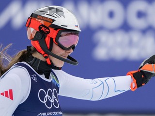 Slovenská lyžiarka Petra Vlhová počas ZOH 2026 v Miláne a Cortine.