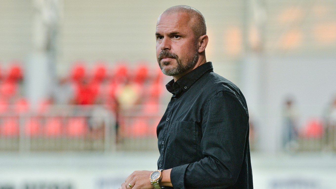 Tréner Marián Zimen.