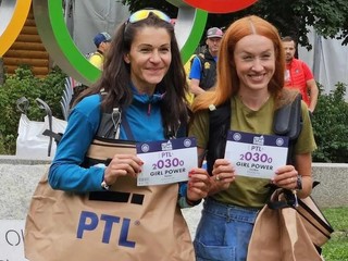 Slovenský tím GIRL POWER - Soňa Kopčoková a Lenka Poláčková.