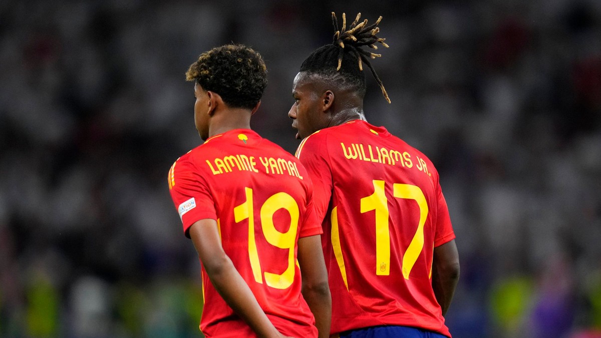 Lamine Yamal a Nico Williams
