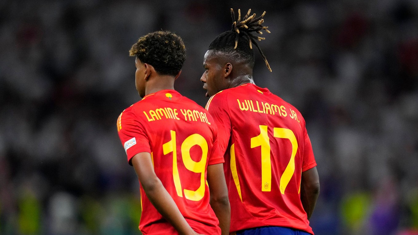 Lamine Yamal a Nico Williams