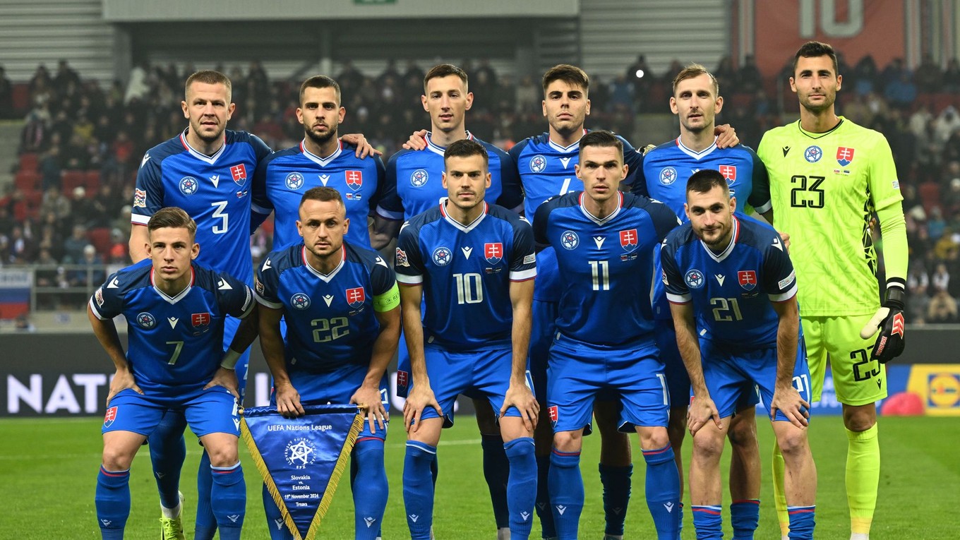 Futbalisti Slovenska.