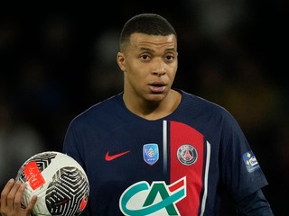 Kylian Mbappé v drese PSG.