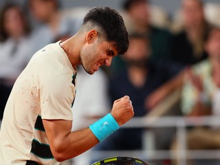 Španielsky tenista Carlos Alcaraz počas Roland Garros 2025.