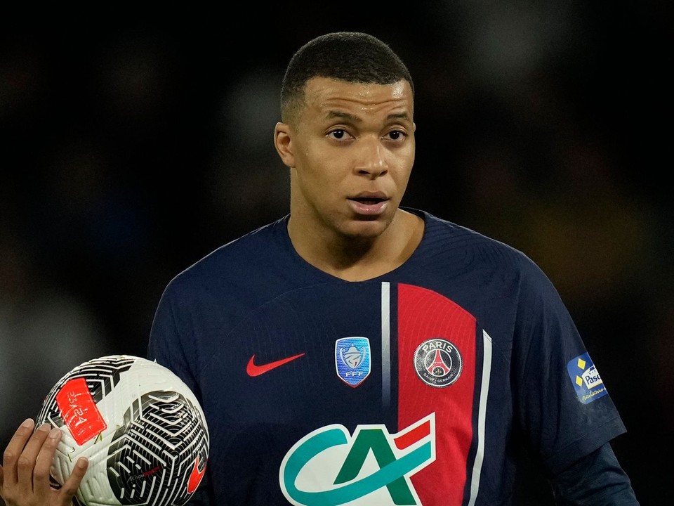 Kylian Mbappé v drese PSG.