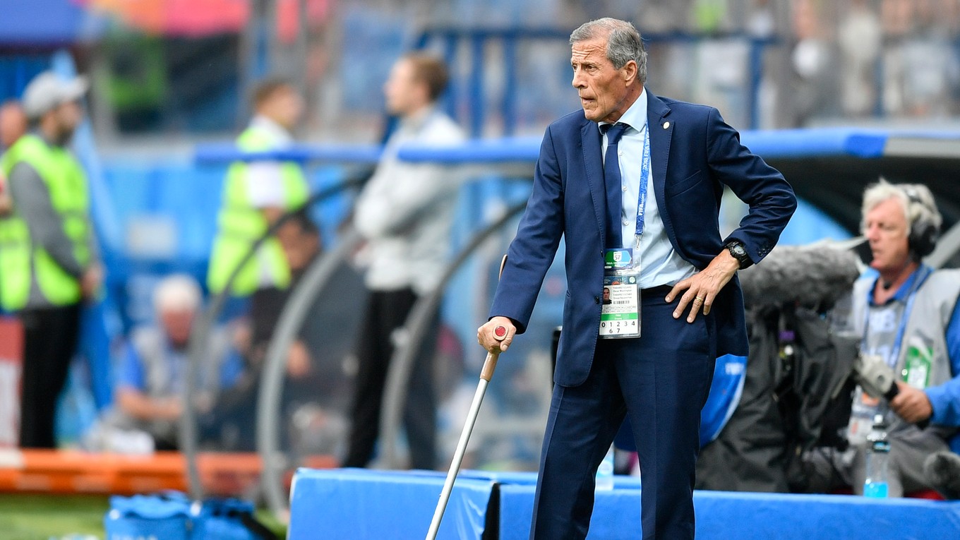 Tréner Uruguaja Oscar Tabarez.