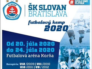 Akadémia ŠK Slovan pripravuje letný futbalový kemp