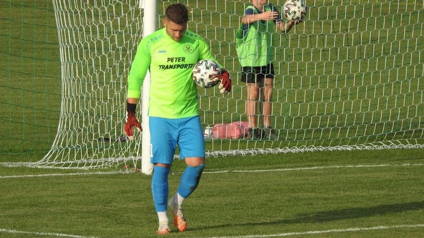 Brankár Spišského Hrhova Kristián Dzurilla.