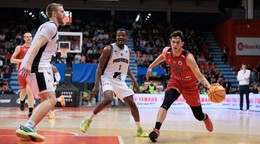 Fotka zo zápasu Bilbao Basket - BC Prievidza.