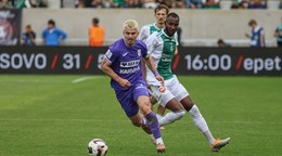 Momentka z finále Českého pohára medzi FK Jablonec a MFK Karviná.