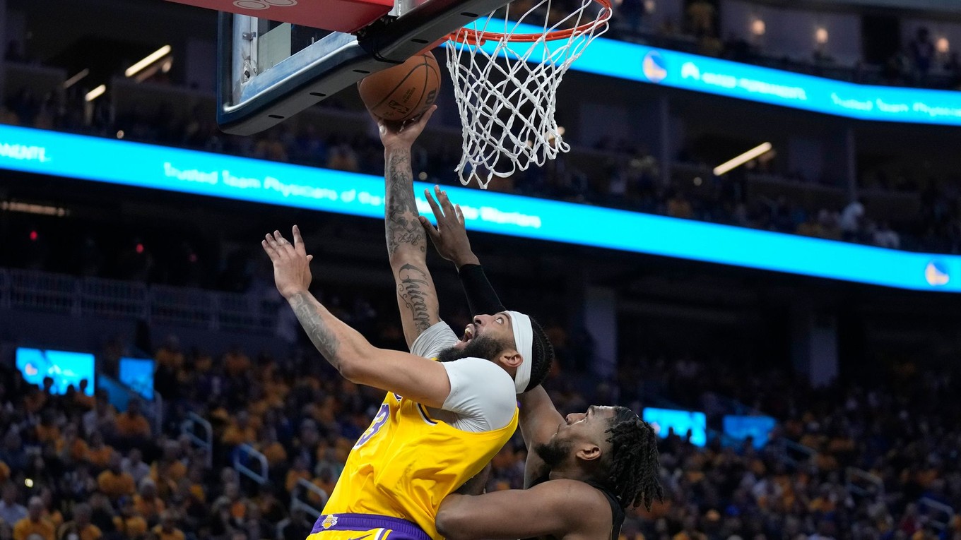 Basketbalista tímu Los Angeles Lakers Anthony Davis.