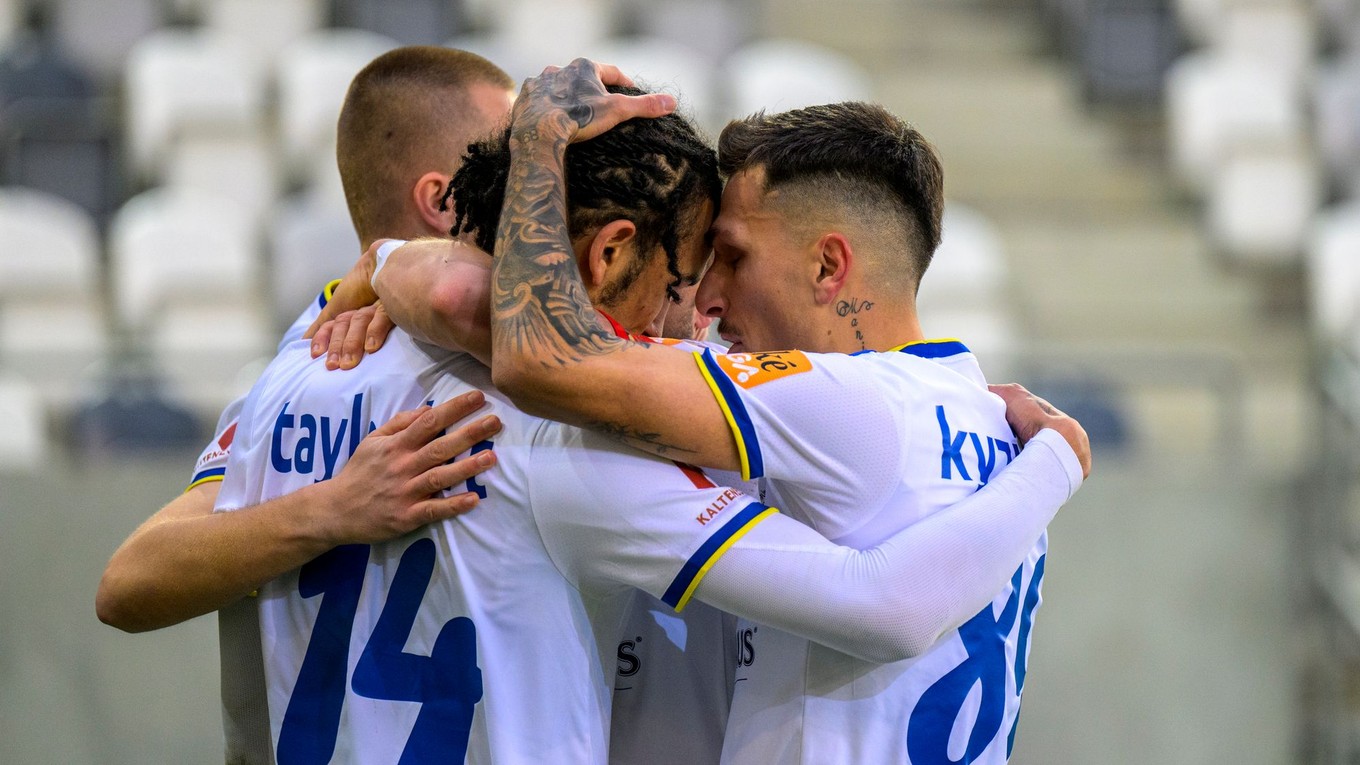 Radosť futbalistov Michaloviec.