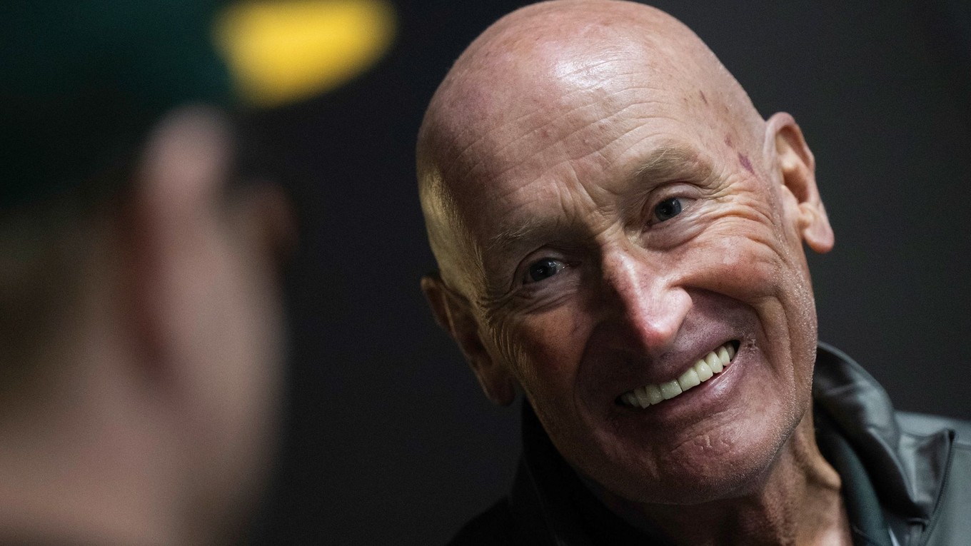 Bývalý tréner slovenskej hokejovej reprezentácie a terajší konzultant Craig Ramsay.