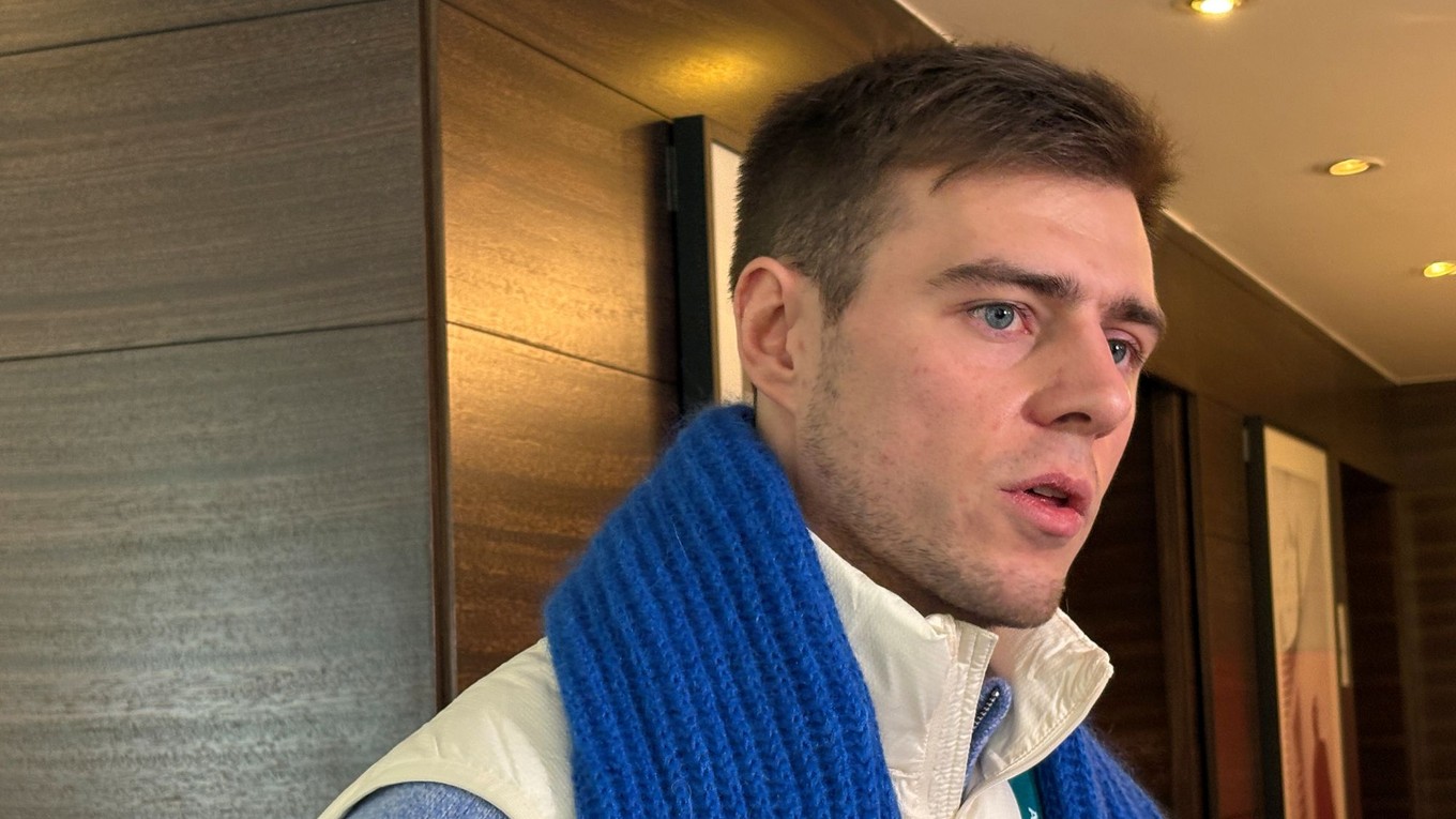 Ukrajinský skeletonista Vladislav Heraskevič.