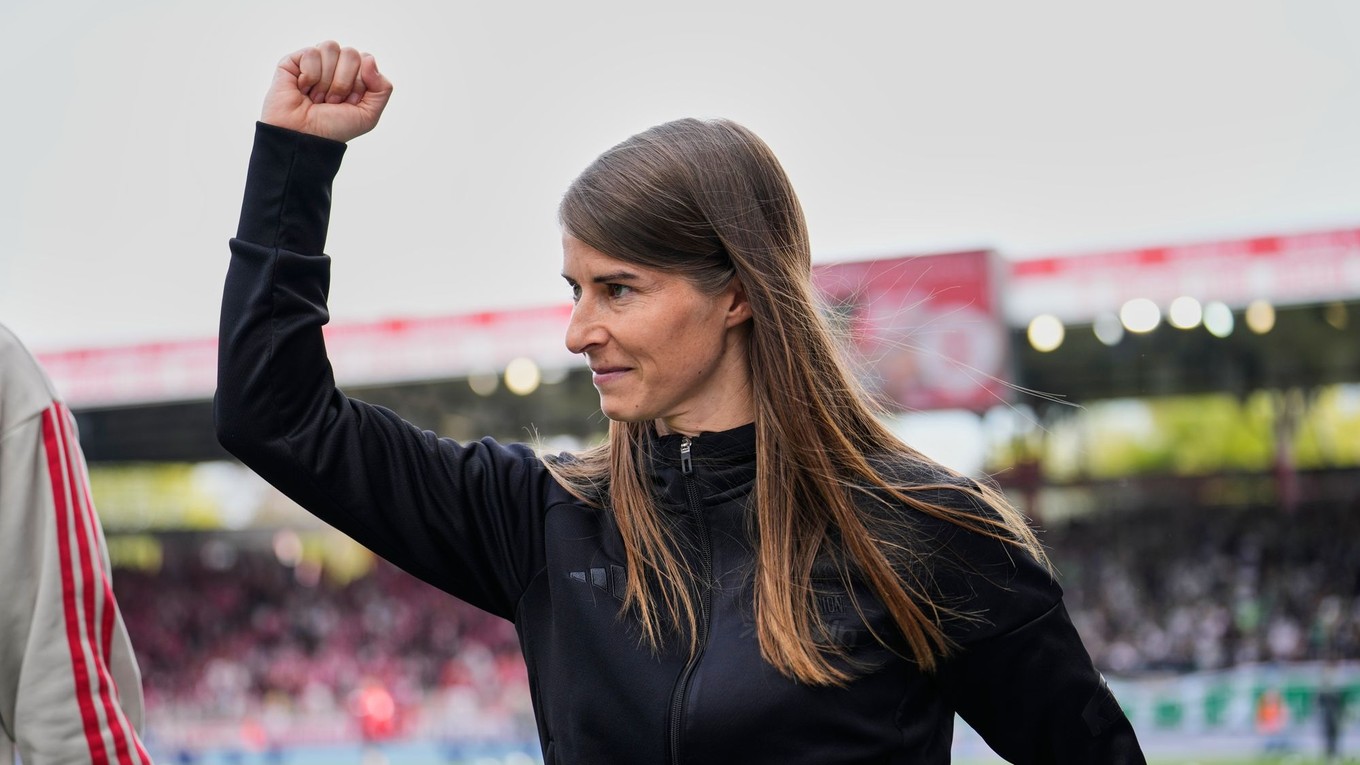 Na snímke nová trénerka nemeckého futbalového klubu FC Union Berlín Marie-Louise Etaová.
