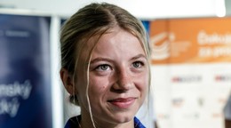 Slovenská atlétka Laura Frličková po návrate z juniorských MS v atletike.  