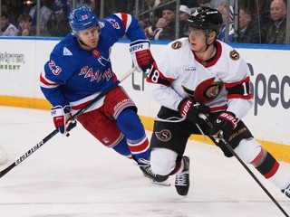 Záber zo zápasu  NY Rangers - Ottawa