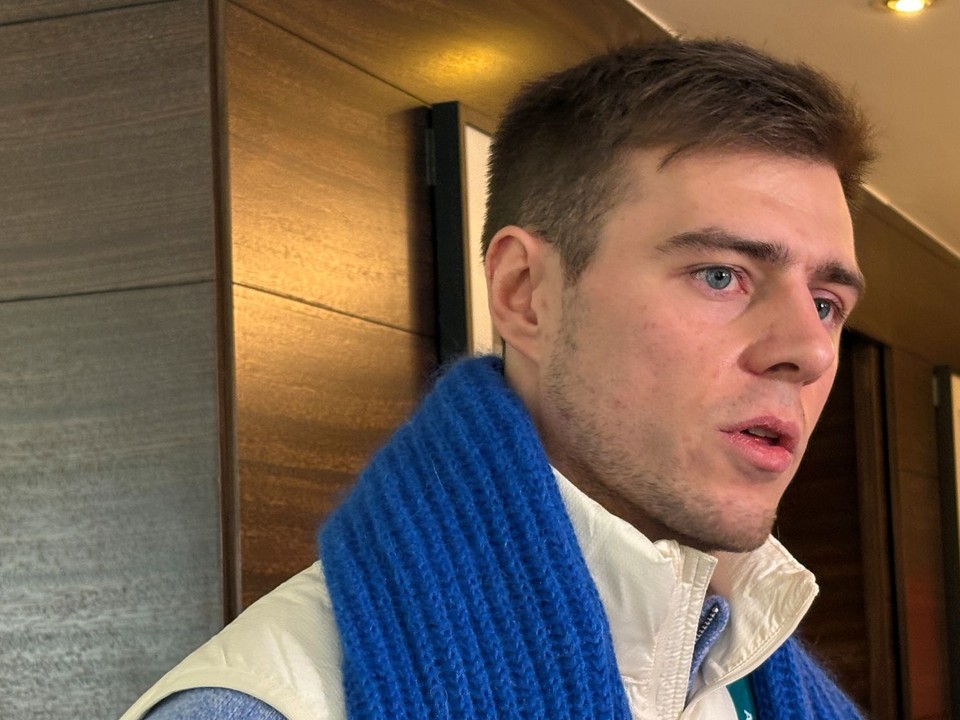 Ukrajinský skeletonista Vladislav Heraskevič.