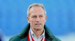 Ladislav Jurkemik ako tréner Nitry v roku 2012.