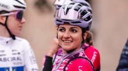 Talianska cyklistka Debora Silvestriová. 