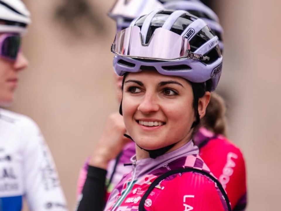 Talianska cyklistka Debora Silvestriová. 