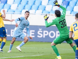 Tretí gól Slovana strelil Moha.