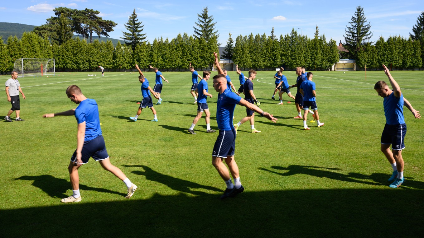 Futbalisti Zlatých Moraviec.