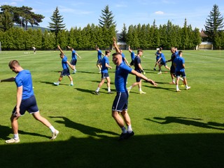 Futbalisti Zlatých Moraviec.