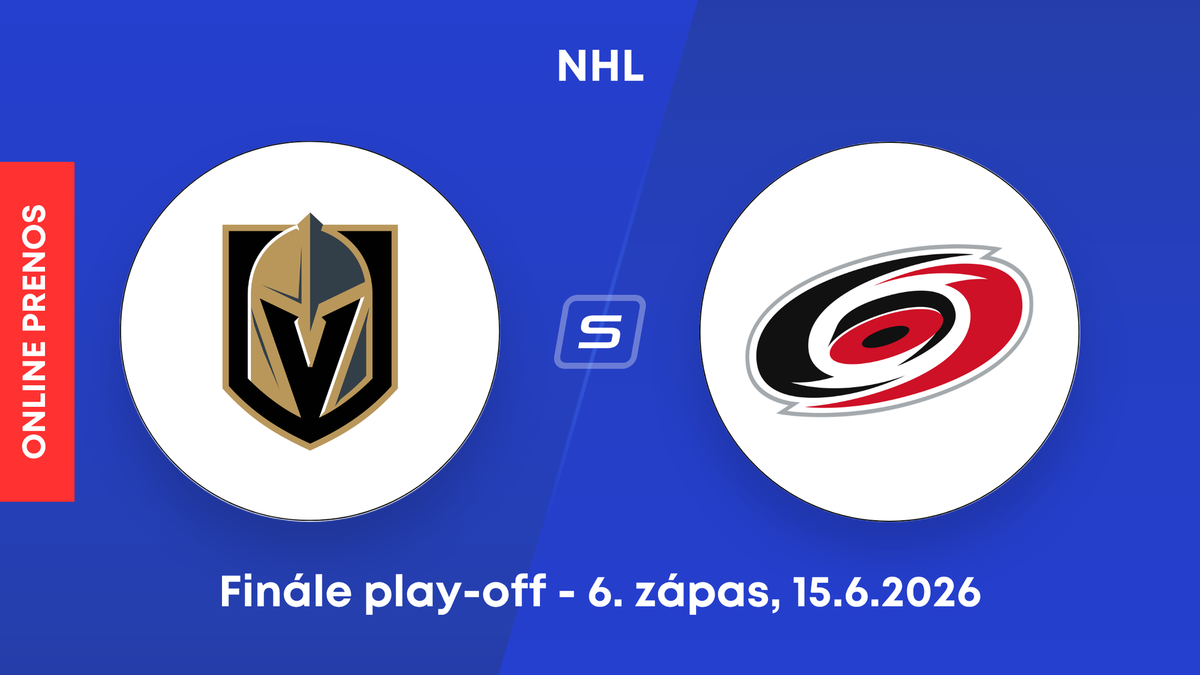 Vegas Golden Knights - Carolina Hurricanes: ONLINE prenos z finále play-off NHL. 