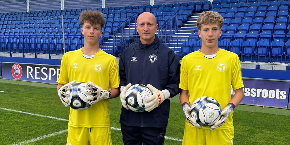 Ivan Vaňo s mladými talentmi.