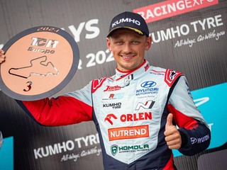 Matej Homola po pretekoch na podujatí TCR Europe v Brne.