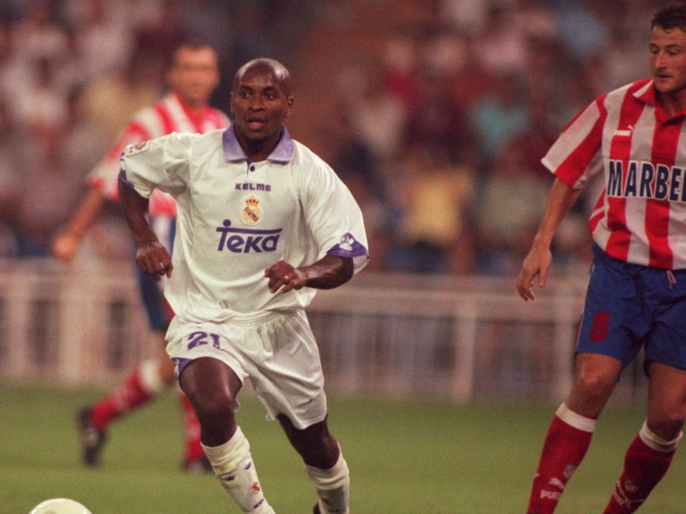 Ze Roberto v drese Realu Madrid